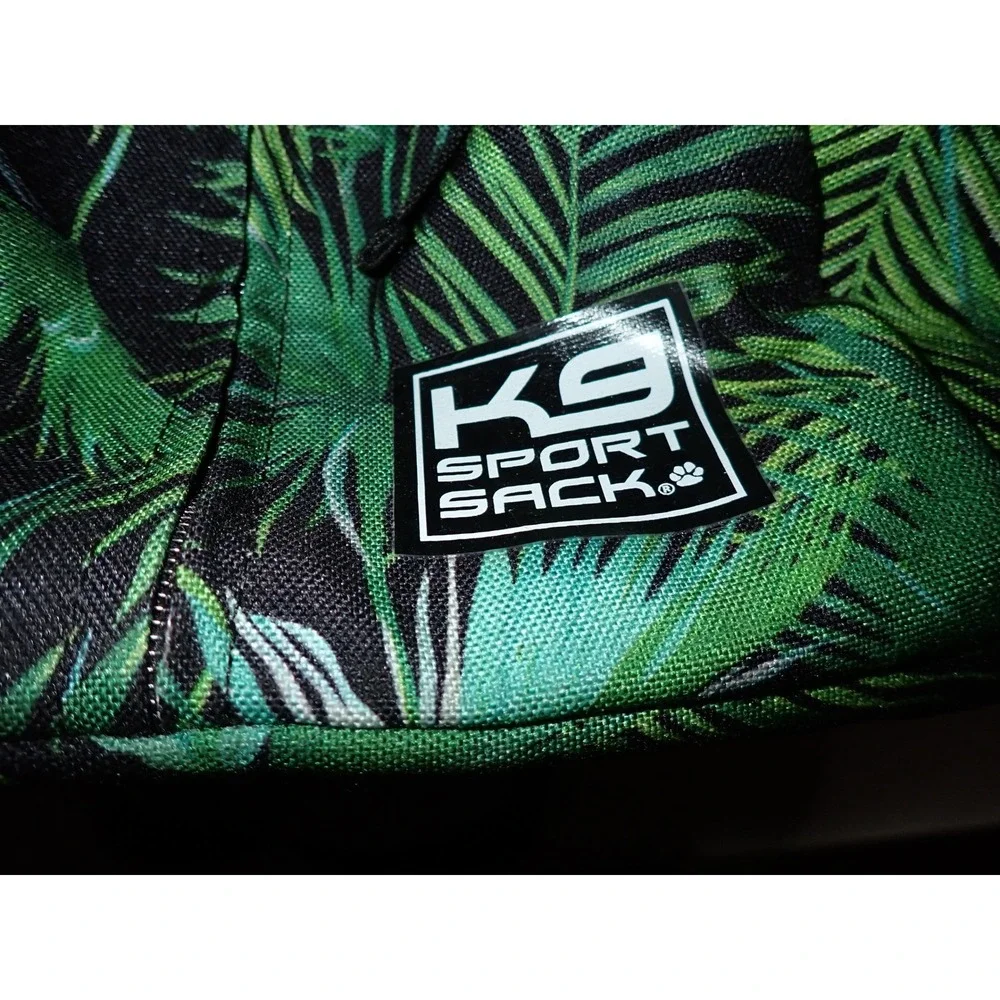 K9 Sport Sack Dog Carrier Backpack Palm Leaf Tropical Print Large